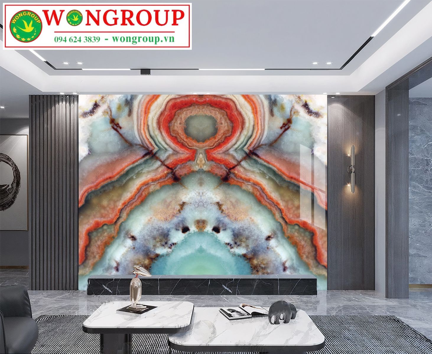 Mẫu Tranh Đa Sắc Hoa Mỹ