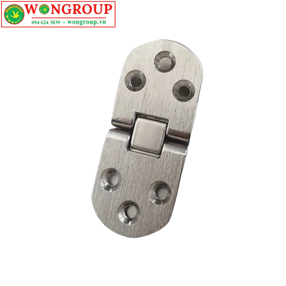 Bản lề bán nguyệt crom xước