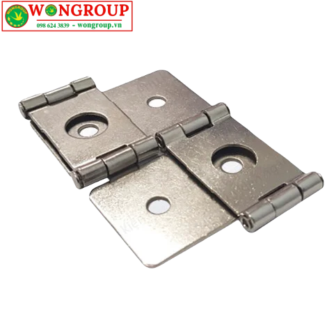 Bản lề lá hai chiều dày 1mm, 70mm*45mm, xi nikel