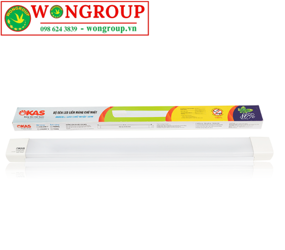 Bộ đèn LED liền máng chữ nhật