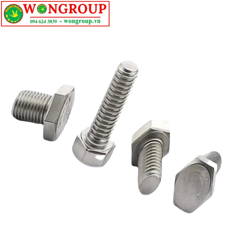 Bulong lục giác ngoài M8, màu trắng