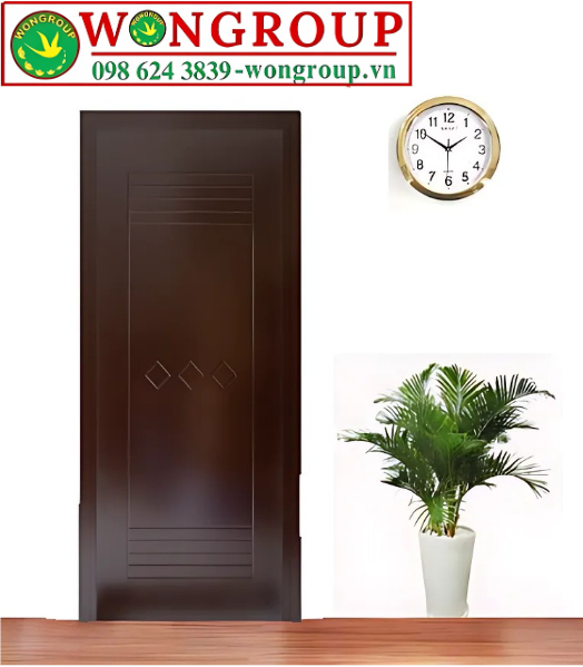 Cửa nhựa Composite dán da 12