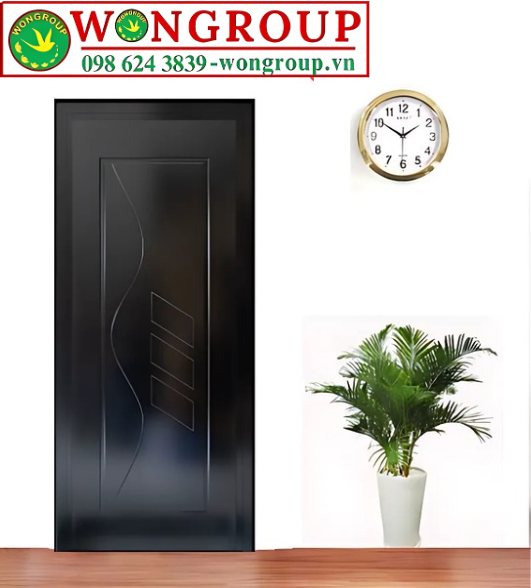 Cửa nhựa Composite dán da 15
