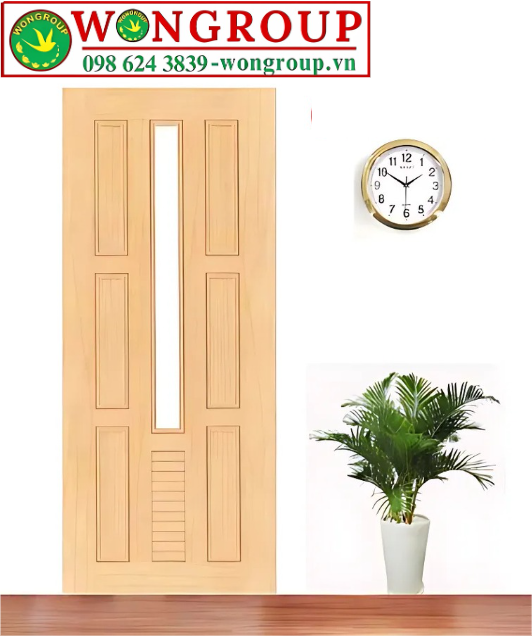 Cửa nhựa Composite dán da 16