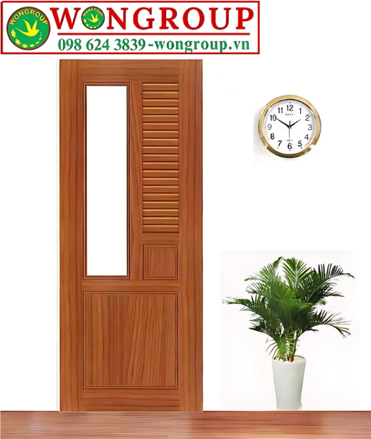 Cửa nhựa Composite dán da 19