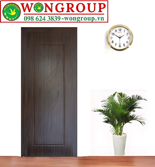 Cửa nhựa Composite dán da 6