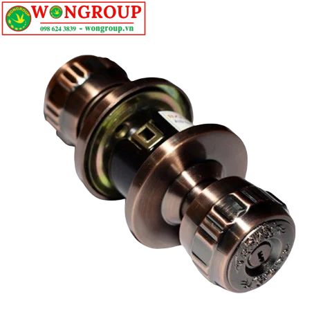 Khóa cửa núm tròn rồng nâu cổ điển