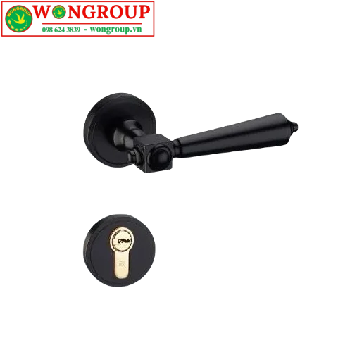 Khóa phân thể đen mờ, ruột 2 đầu