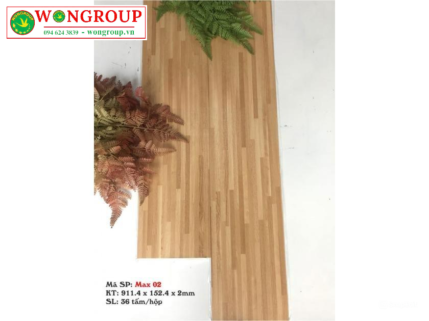 Sàn nhựa dán keo cao cấp Maxplus