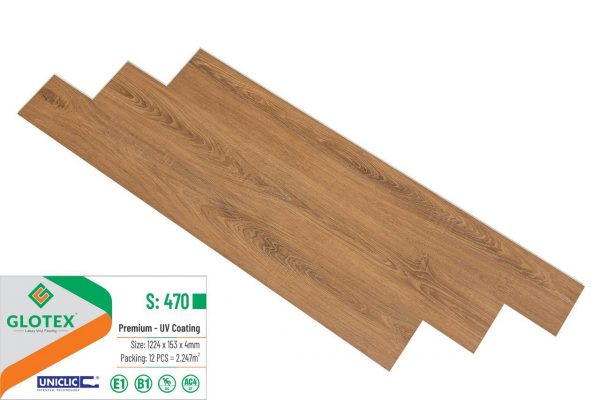Sàn nhựa GLOTEX 4mm hèm khóa: (bao xốp 1mm)