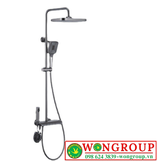 Sen Cây Tắm Đứng Nóng Lạnh Phím Đàn Đồng Thau Xám Cao Cấp WonGroup NV-836X