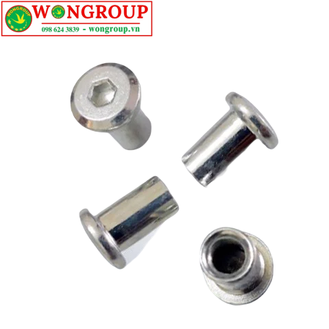 Tán dù M8, màu nikel