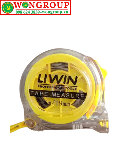 Thước Kéo Nhựa Trong Liwin 5M