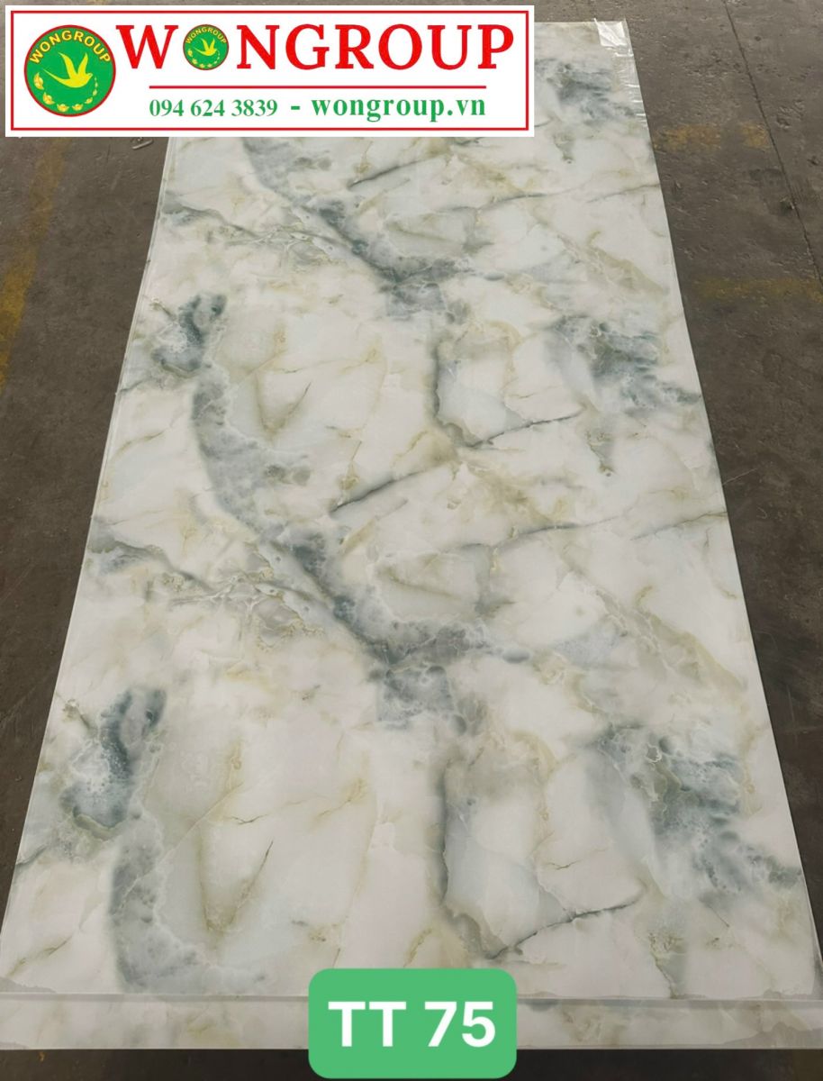 Tấm ốp PVC vân đá TT75
