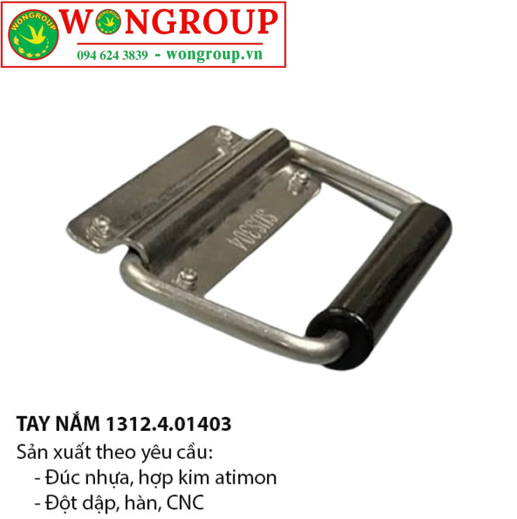 Tay nắm hộp có tay cầm inox 304 - HD0140I3