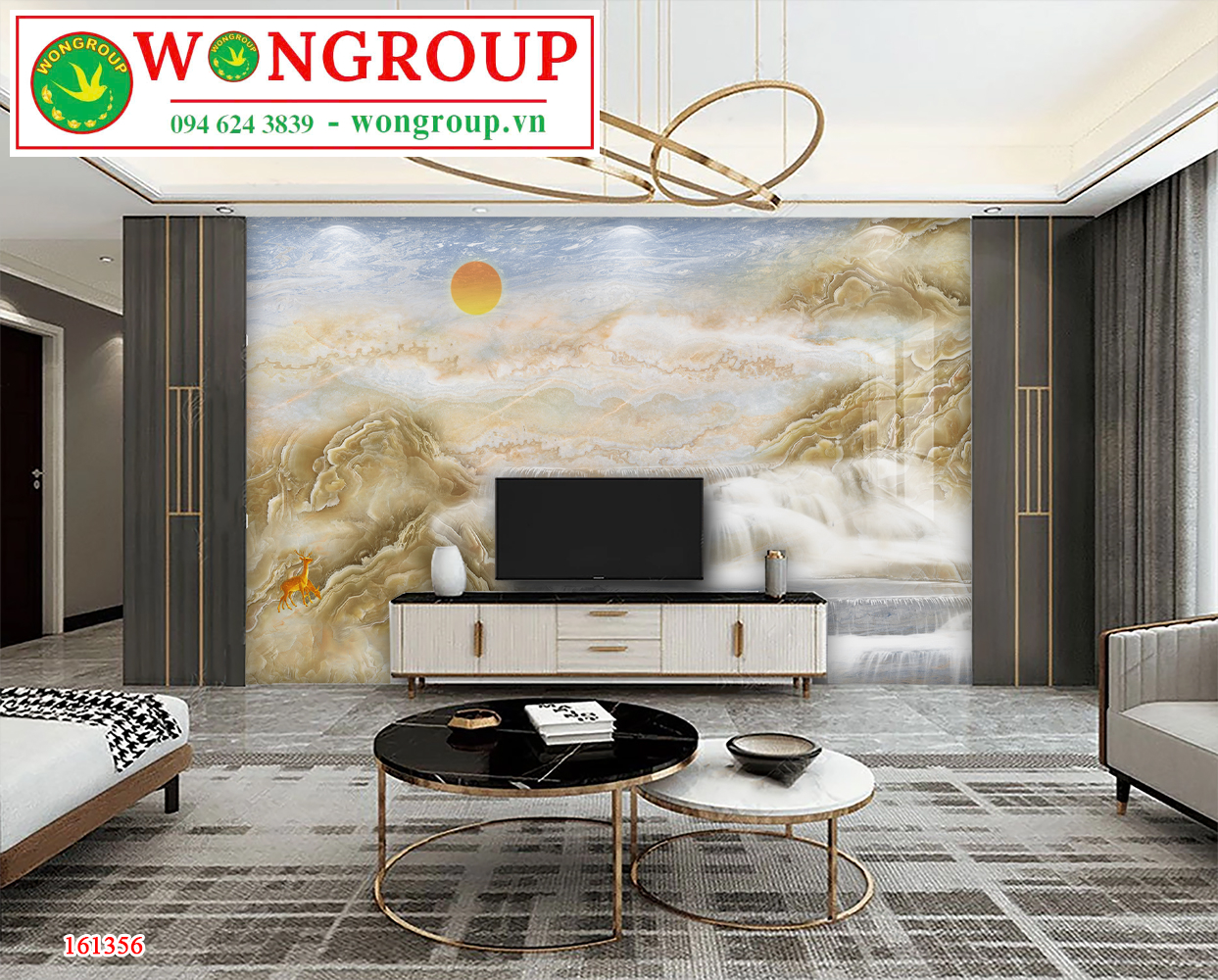 Tranh Vân Đá Phong Cảnh MS161