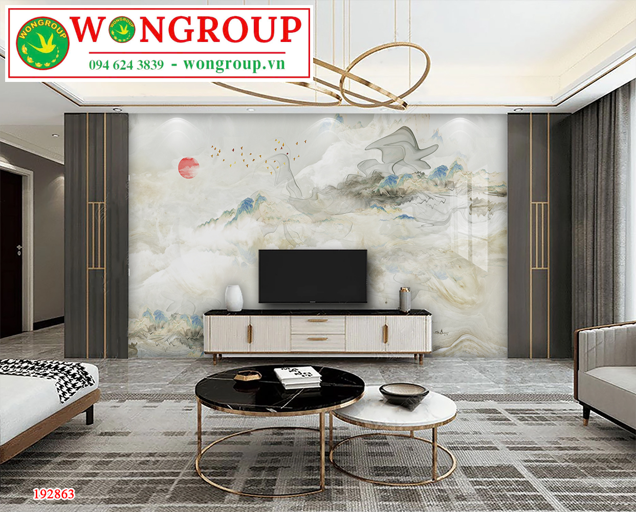 Tranh Vân Đá Phong Cảnh MS192