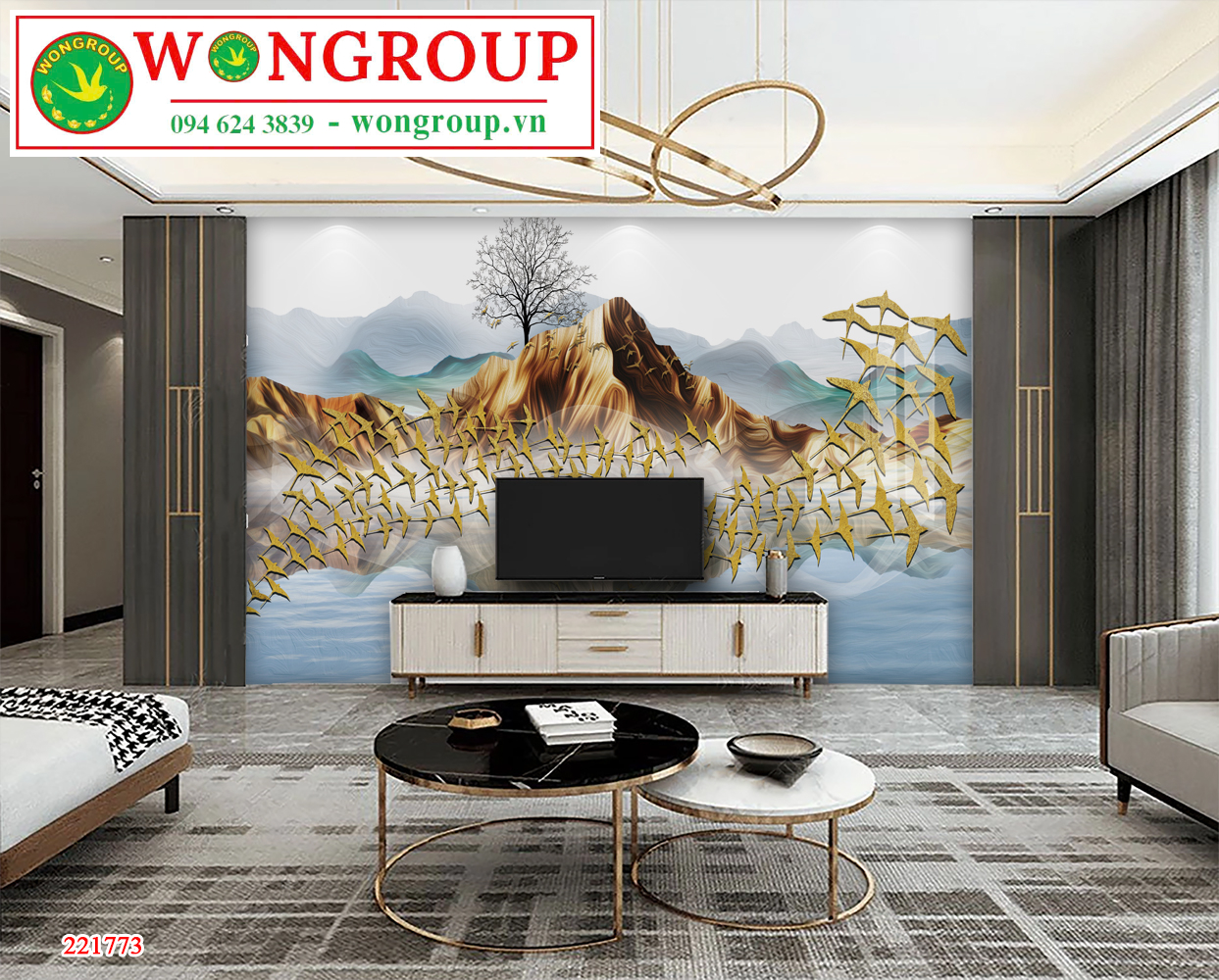 Tranh Vân Đá Phong Cảnh MS233