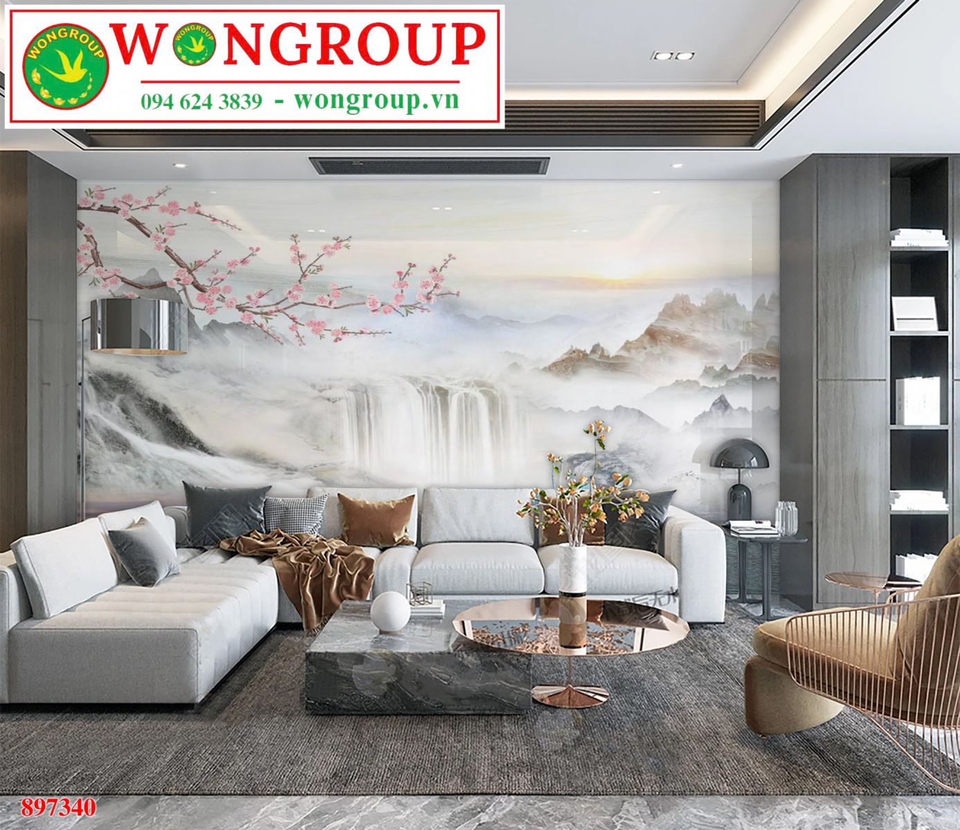 Tranh Vân Đá Phong Cảnh Sơn Thuỷ MS789