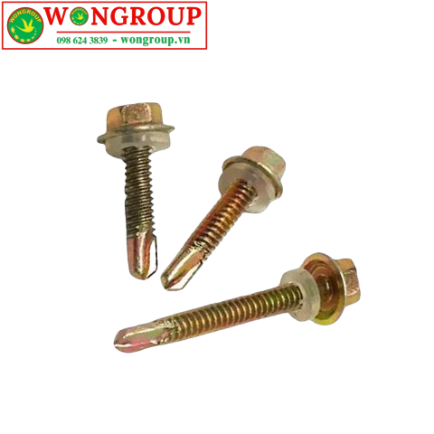 Vít bắn tôn sắt M6, bảy màu