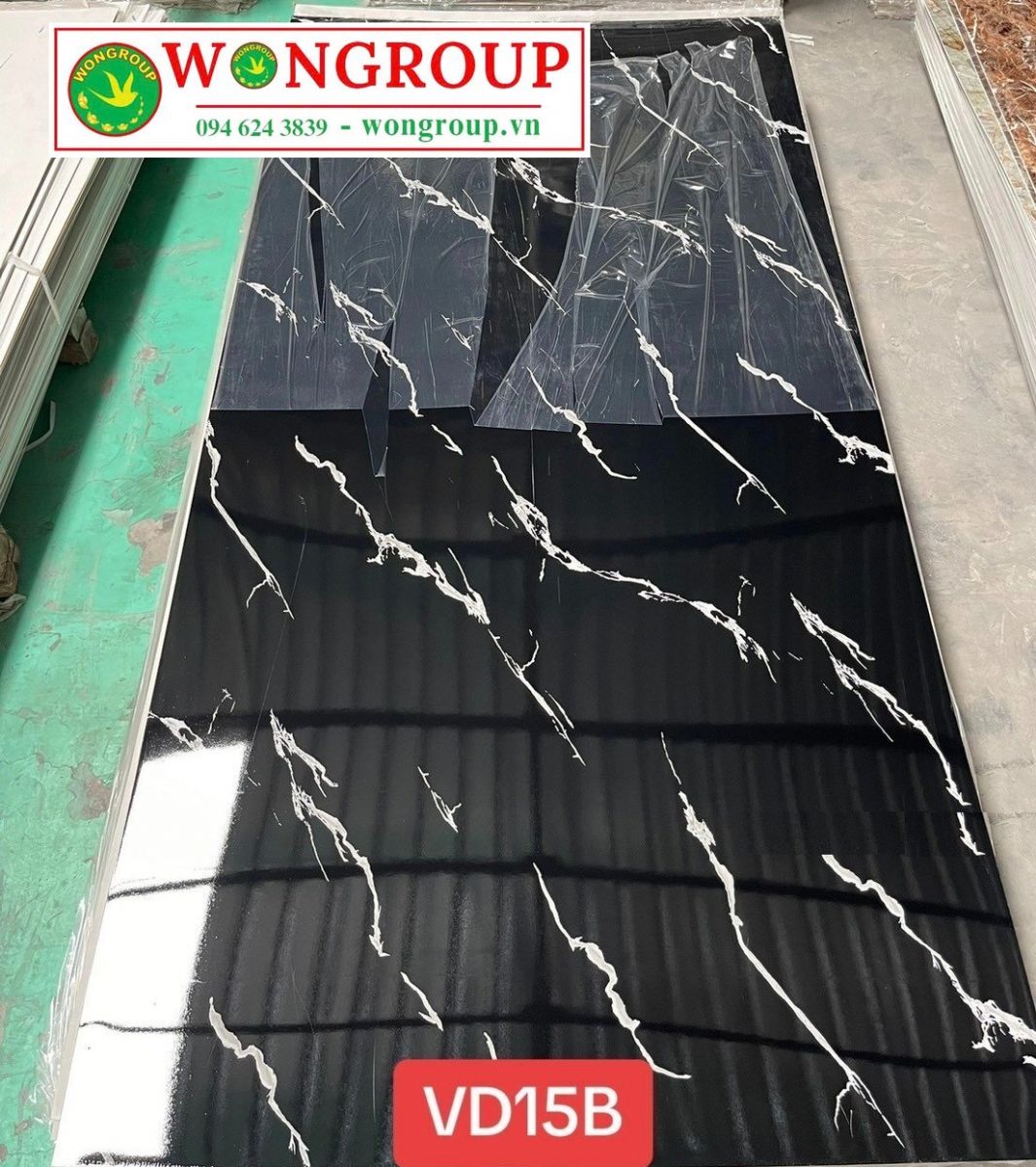 Tấm ốp PVC vân đá VD15