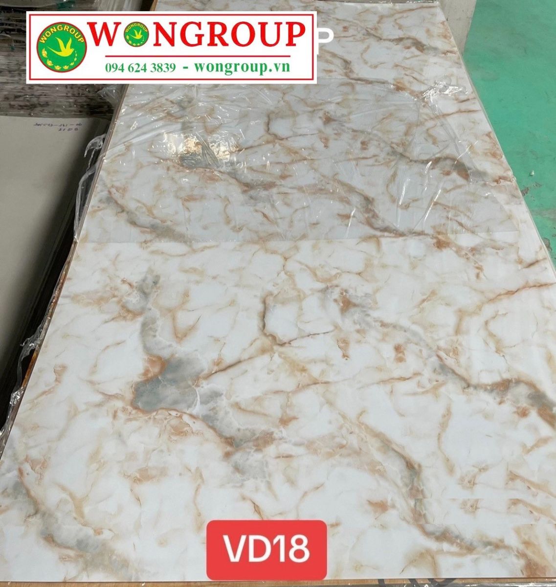 Tấm ốp PVC vân đá VD18