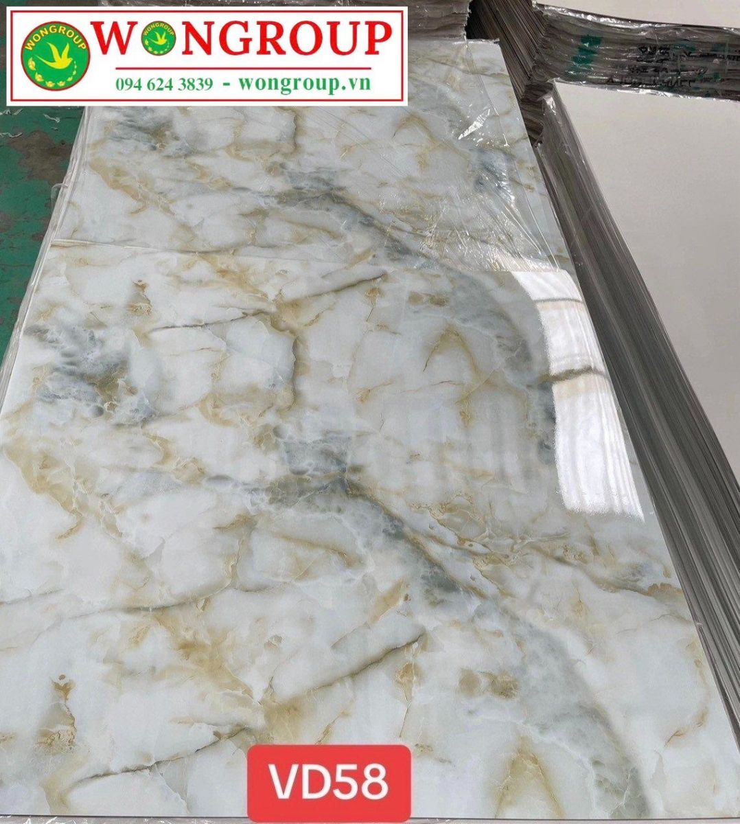 Tấm ốp PVC vân đá VD58