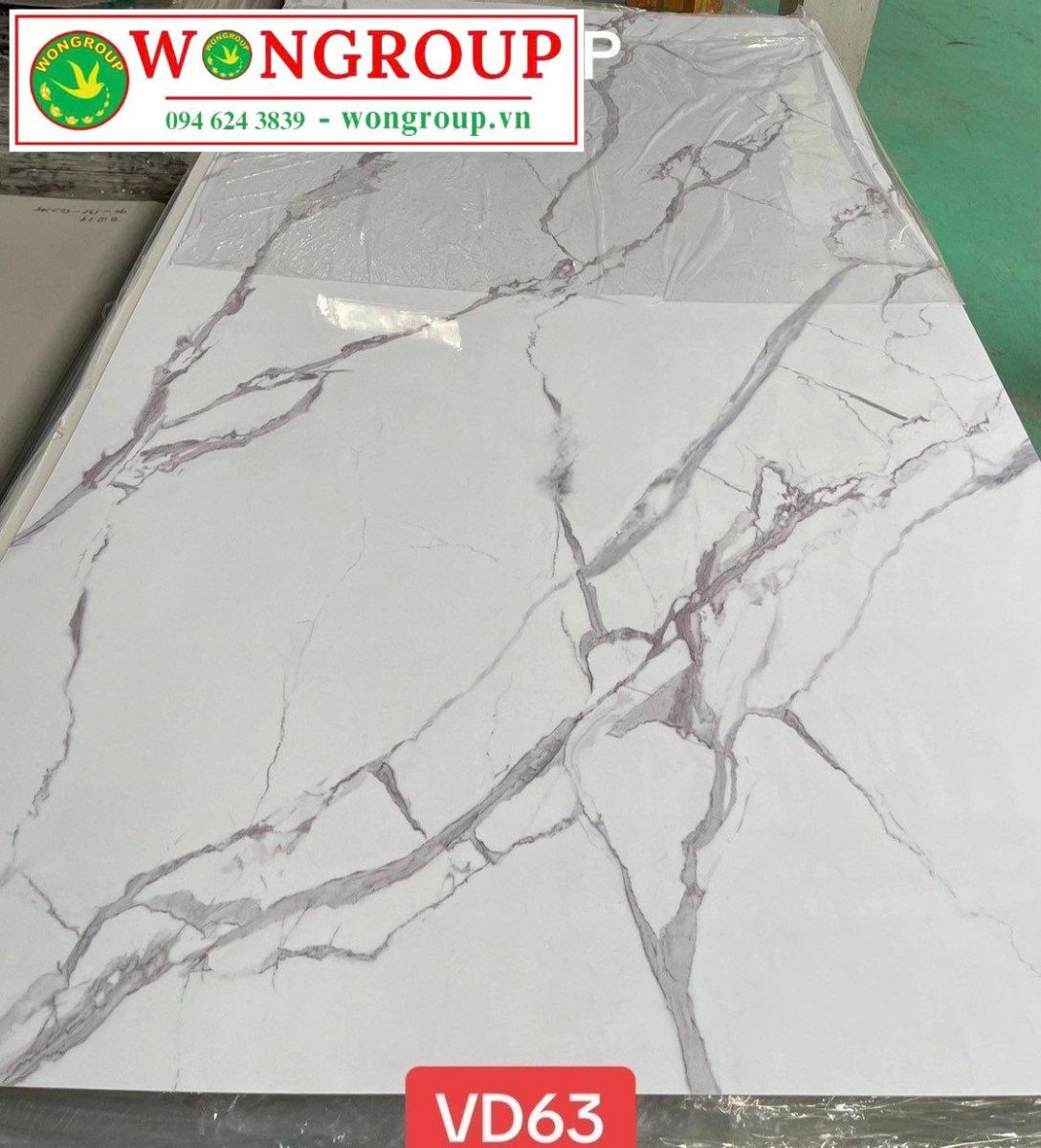 Tấm ốp PVC vân đá VD63