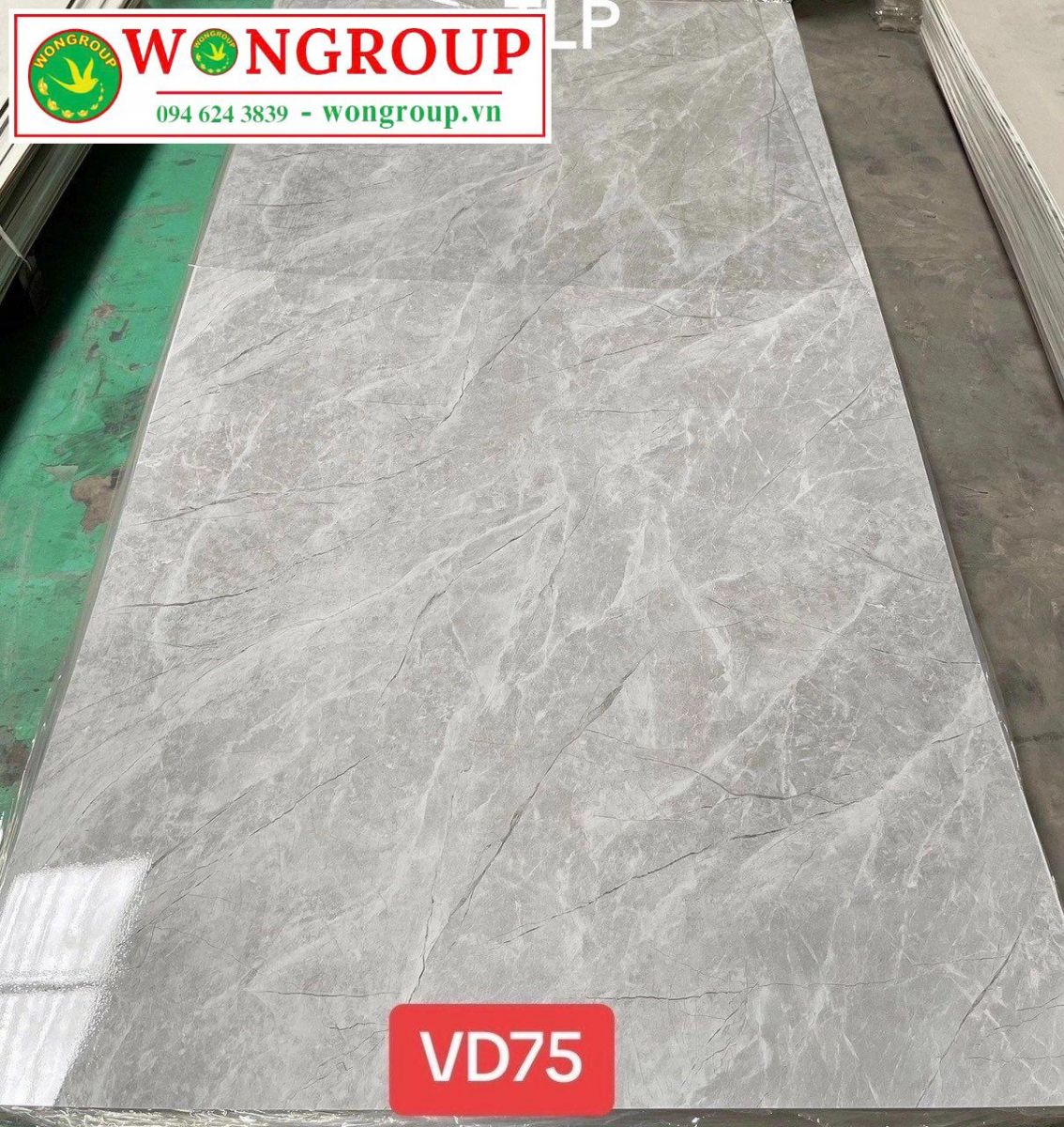 Tấm ốp PVC vân đá VD75