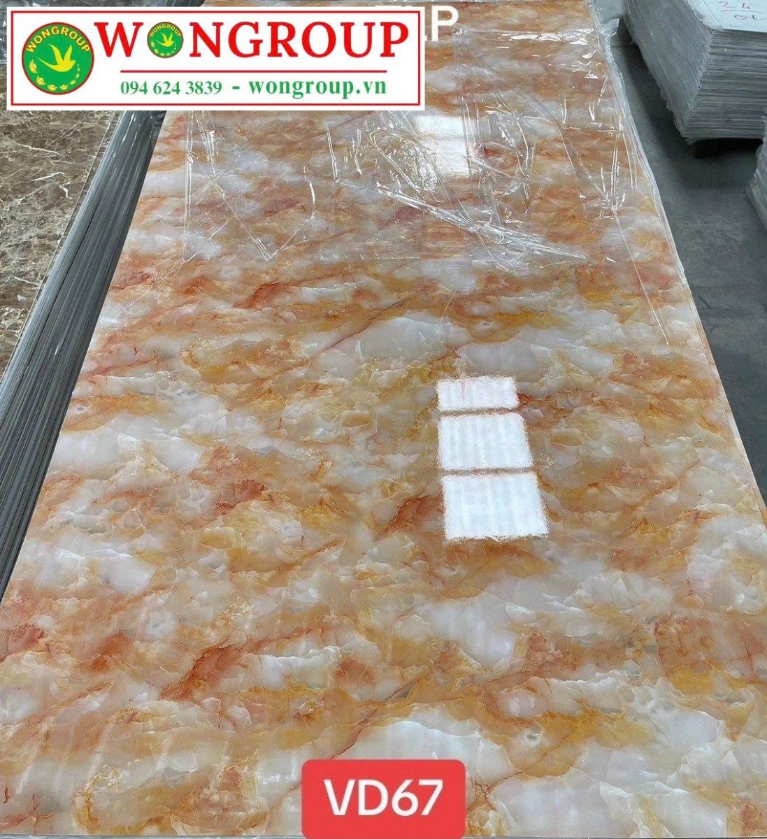 Tấm ốp PVC vân đá VD67
