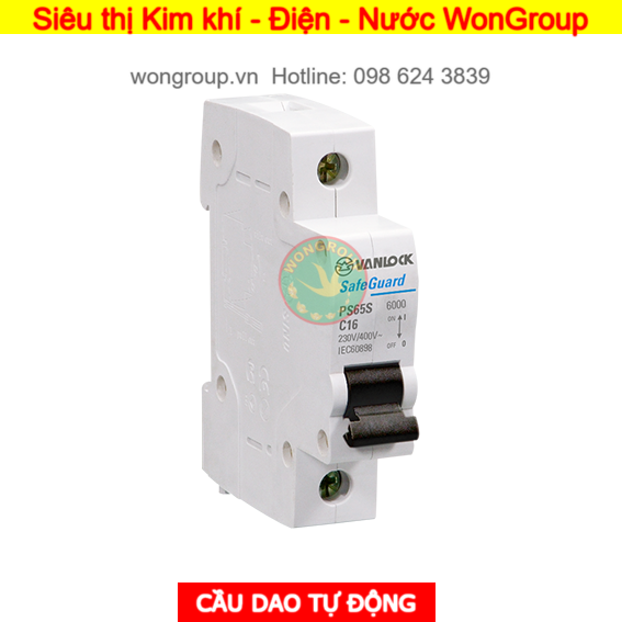 Cầu dao tự động MCB PS65S - 1 Cực