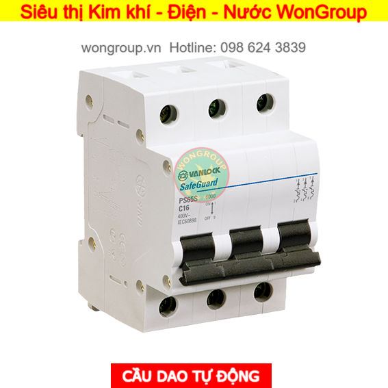 Cầu dao tự động MCB PS65S - 3 Cực