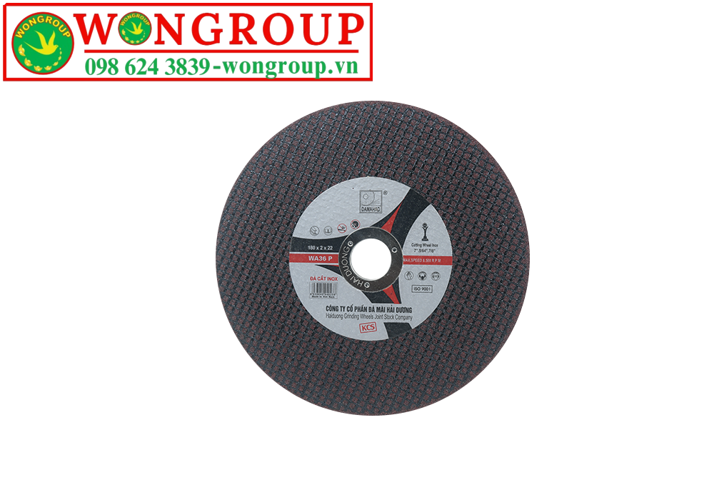 Đá cắt inox Ct 180.2.22 đỏ