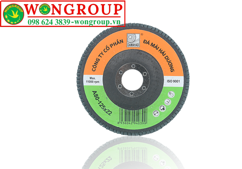 Đá ráp xếp A80 Phi 125