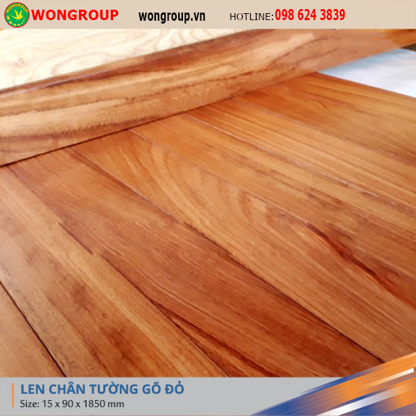 Phào chân tường Gõ đỏ