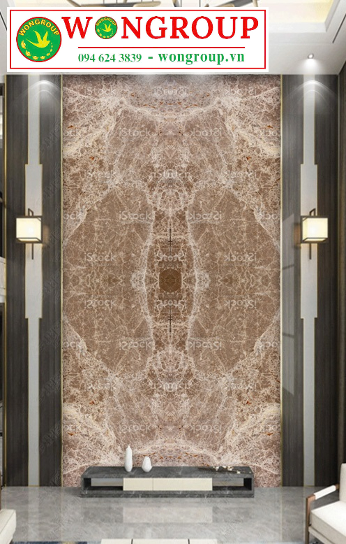 Vách Nền Vân Nâu Nhẹ Nhàng