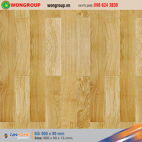Sàn gỗ Sồi 900 x 90mm