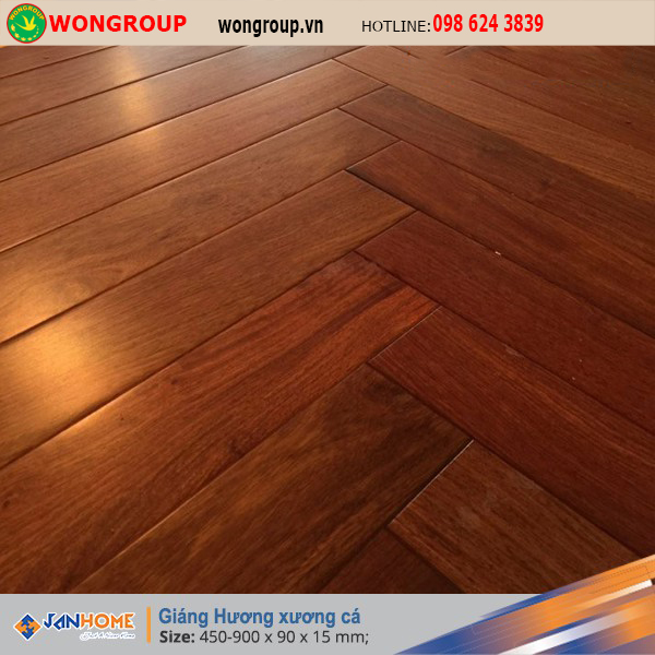 Sàn gỗ Giáng Hương xương cá