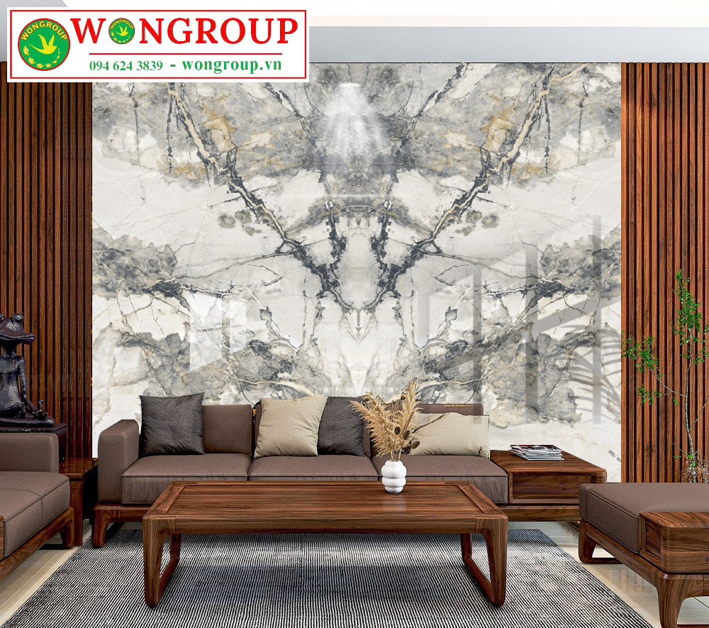 Mẫu Vân Đá Cẩm Thạch Đối Xứng Hiện Đại