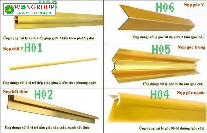 Phụ kiện tấm ốp PVC