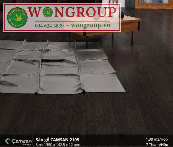 Sàn gỗ Camsan Aqua 12mm 