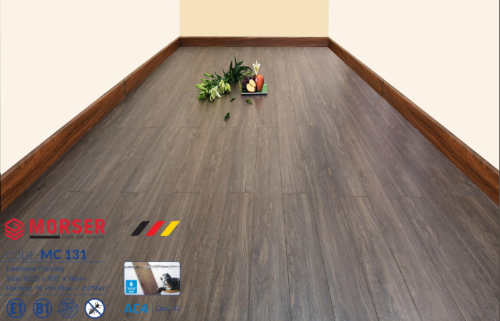 Sàn gỗ Cốt Xanh Morser 8mm (bản nhỏ)